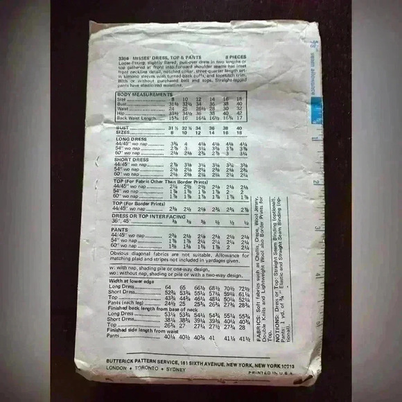 Vintage sewing pattern - Picture 2 of 2